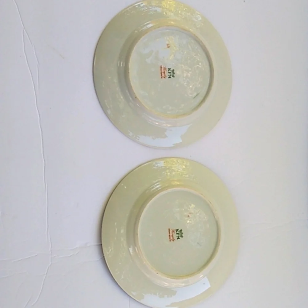 KPM - Vintage Discontinued Kingsley Pattern -7 1/2" Floral Plates - Picture 4 of 7